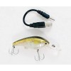Rechargeable Flashing LED Vibra Fishing Lures Prawn Baits Crankbait Baby