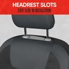 Motor Trend Gray Waterproof Seat Covers for Front Seats –
