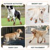 Furrtripsy Dog Booties,Waterproof Dog Shoes for Large Medium Small Dogs,Suitable