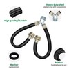 Watflow 3/4" Fittings, 1 Ft Y Mixer Hose for Washing