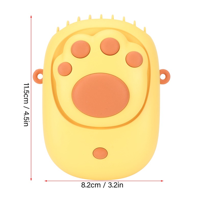 Mini Hanging Neck Fan Cat Paw Shape USB Rechargeable Quiet