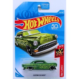 Hot Wheels 2018 50th Anniversary Hw Flames - Custom '53 Chevy (Green)