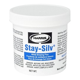 HARRIS SSWF5 Stay Silv Brazing Flux, 5 lb. Jar, White
