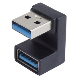 KOYOKOMA USB 3.2 Adapter U Shape U Shape USB Type A Male Female Type A Converter Connector Angle Converter Data Transfer (Down)