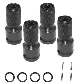 CHNPLUM DT7508-QZ for Dewalt Impact Adaptor 1/2" to 1/4", Cr-Mo Steel (DT7508-QZ 1/2" to 1/4" Impact Adaptor * 4 Pcs)