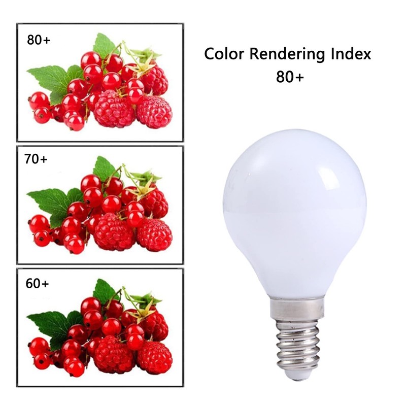 E12 3W LED Light Bulbs G50/G16.5 Globe Light Bulbs 30