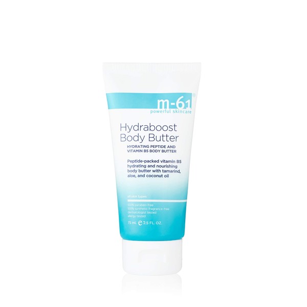 M-61 Hydraboost Body Butter- 75 ML- Hydrating and firming body butter with peptides, vitamin B5 & coconut oil