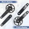 WEEROCK Mountain Bike Crankset 1 Piece/Single 36T Charing Crank Set