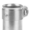 Exhaust Muffler Tube Connector Joiner Dual Clamp Sleeve 2in/51mm Automobile