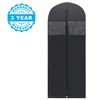 Plixio 60” Black Garment Bags for Hanging, Men Suit Bag