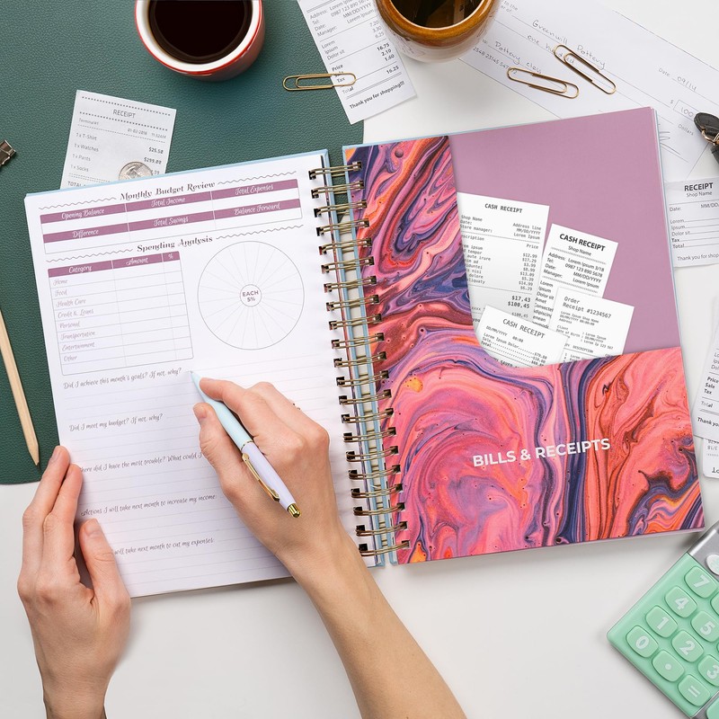 GoGirl Budget Planner & Monthly Bill Organizer – Monthly Financial