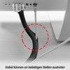 Callstel Cable Bundles: Set of 2 Self-Closing Woven Cable Sleeves,