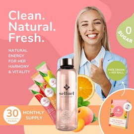 Energy Drink Packets Mix for Women, 30 Packets, Healthy Energy drink packets, Energy Drink Powder Packets, Keto Electrolytes energy drink mix, Caffeine drink mix, Hydration packet (Lemon Lime Twist)