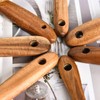 rismart 8pcs Wooden Cookware Kitchen Utensil Nonstick Natural Wood Spatula,