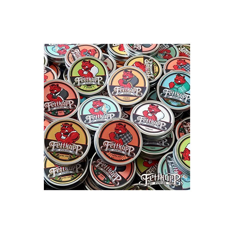 FETTKOPP POMADE Strong Lime - Limette Pfefferminze- RocknRoll/Rockabilly/Pschobilly (99g)