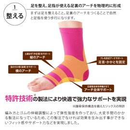 プロイデア (PROIDEA) 足首サポーター 足裏コンシェルジュ フットフィルフィー ブラック 0070-2669-00