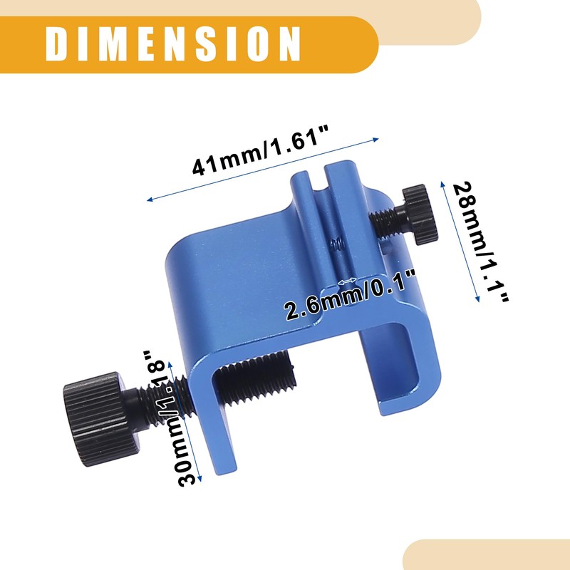Partuto 1 Pc Universal Motorcycle Chain Alignment Tool - Aluminum