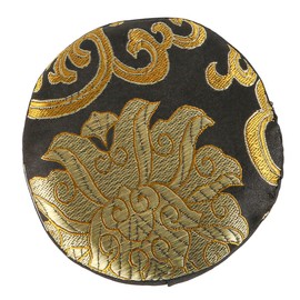 Laroal Buddha Sound Bowl Cushion Singing Bowl Cushion Singing Bowl Pad Singing Bowl Holder Pillow Brocade Ring Cushion Pillow for Buddhist Sound Bowl