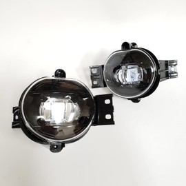LEDIN Fog Lights Kit Compatible For 2003 2004 2005 2006 2007 2008 2009 Ram 2500, OE Style Clear Lens Built-In LED Fog Lamps Assembly