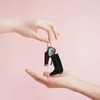 Needzo Western Keychain Genuine Leather Black Boot Keyring Lighter Holder,