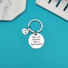 Xiahuyu Sobriety Gifts Keychain Life is A Journey Not A