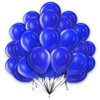 Blue Birthday Balloons 12 Inch Latex Balloons for Kids Party