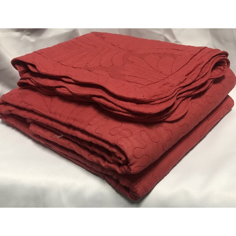 CASA ETERNA 100% Cotton Quilt Bedspread Queen Size 3Pcs Reversible