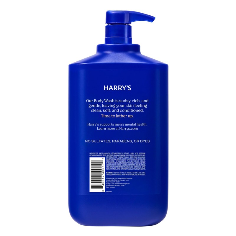 Harry's Men's Body Wash - Redwood - 30 fl oz