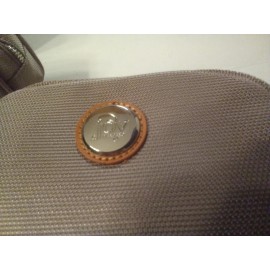 Joy Mangano Tuff Tech Set of 3 Canvas Travel Pouches TAUPE NEW