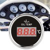 Universal Digital Oil Temperature Gauge 52mm 50‑150℃ W/Red Backlight 12V/24V