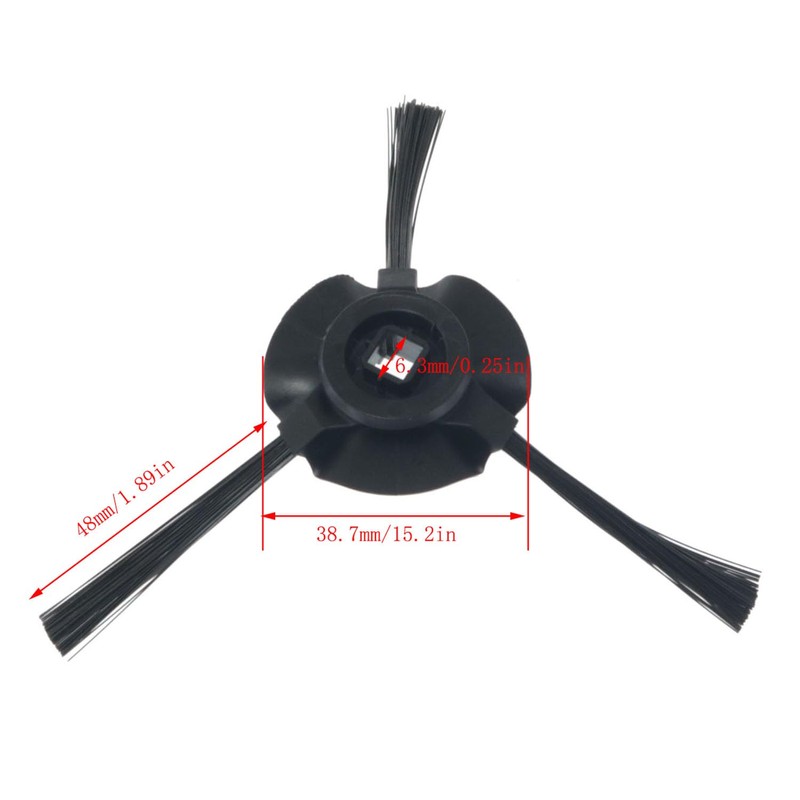 RLECS 6pcs Sweeping Robot Accessories RV2310 Side Brush Shark Side