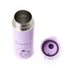 Sanrio (SANRIO) Cover-Attached Stainless Steel Bottle, Kuromi, Children, Dedicated Cold