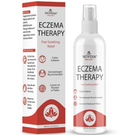 NOVEHA Eczema Relief Spray | Soothing Skin Care for Kids & Adults | Fast Relief | Gentle, Natural Hydration for Dry, Sensitive Skin | 8 OZ