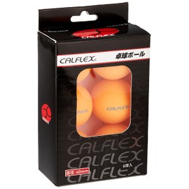 Sakurai CTB-006OG Table Tennis Balls, 6 Balls, Orange, Calflex Gift, Present