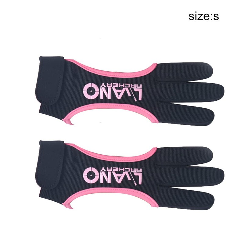 Archery Finger Guard Decorative Portable Three-Finger Glove Serviceable Outdoor Gloves