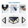 Sihangark 2 Lamparas Luz Led Celda Solar Sensor De Movimiento