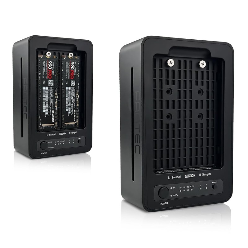 FANTEC 2x USB 3.2 Gen2x2 2x 20Gbps NVMe Clonestation SSD