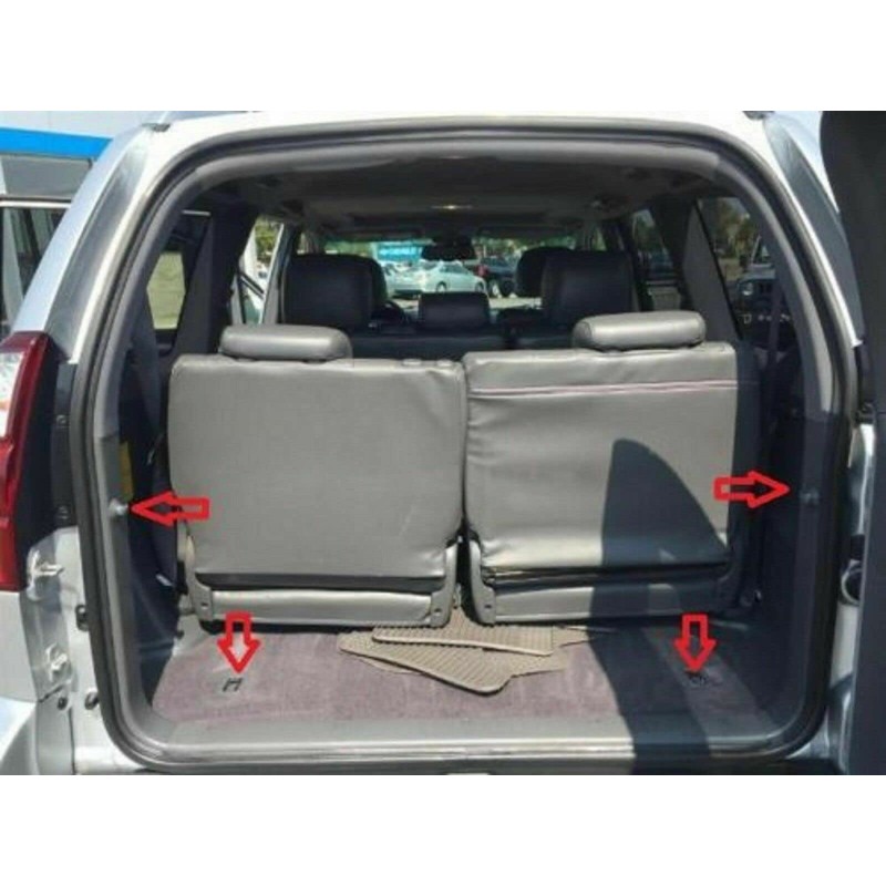 EACCESSORIES EA Rear Trunk Organizer Cargo Net for Lexus GX470