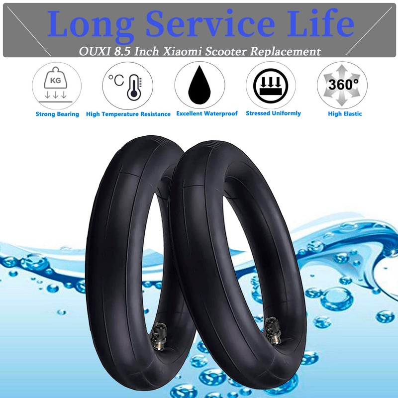 Cooryda 2 Pack 8.5‘’x2‘’ Inner Tube,8 1/2x2 Pneumatic Tyres for