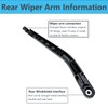 Rear Windshield Wiper Arm Blade Set Replacement for Toyota 4Runner