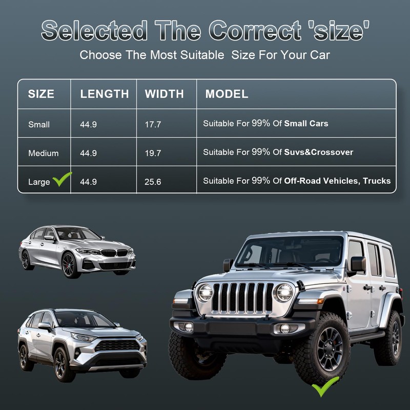 PEYOU Car Window Shades for Baby 2 Pack, Stretchable &