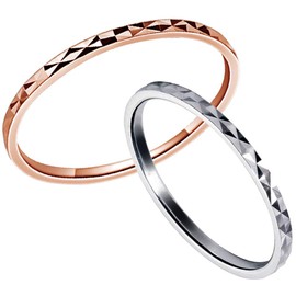 083 Base Women's Ring, Silver Ring, Cut, 925 Silver, Slim, 0.04 inches (1 mm), Metal,