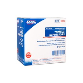 Non-Sterile Tongue Depressors, 6" – Box of 5000 Smooth and Splinter-Free Wood Depressors - Versatile for Arts, Crafts, and Medical Uses