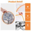 VAlinks Divided Serving Tray with Lid SUS 304 Snackle Box