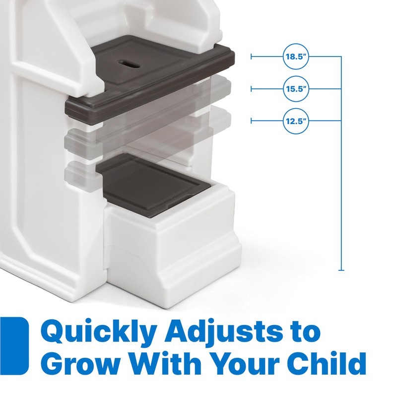 Step2 Mobile Helper, Toddler Step Stool & Tower Stand, Adjustable