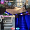 Deck Light RGBW 6 Pack, Φ1.77 Inches RGB/Warm White Light