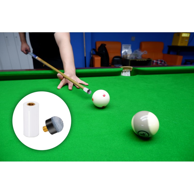HUIESON 12 Sets 12mm Pool Cue Tips Replacement Kit, includes