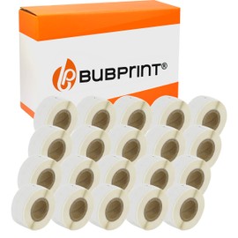 Bubprint 20 Labels Compatible as Replacement for Dymo 99017 S0722460 for Labelwriter 310 320 330 Turbo 400 Twin Turbo Duo 450 Twin Turbo Duo SE450 12 mm x 50 mm