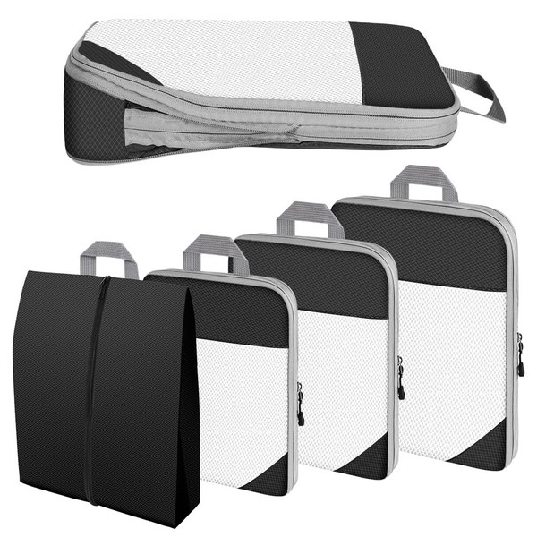 OSDUE Compression Packing Cubes Set, 4 Pieces Compression Packing Cubes,