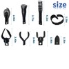 9 PCS Drain Snake Drill Attachment,Drain Cleaner Combination Cutter Head,Root